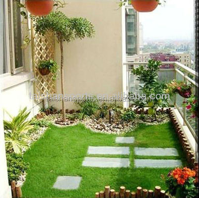 جودة  40mm Playground Artificial Grass With Dtex 11600 And 18900 Density Used For Landscape Decoration مصنع