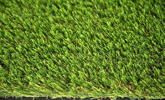 جودة  High Density Hybrid Artificial Grass Indoor / Outdoor Landscaping For Pets Mats 35mm Excellent Water Permeability مصنع