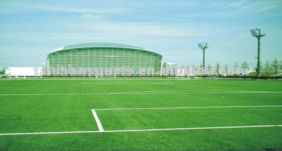 العشب الاصطناعي لكرة القدم بطول 32 ملم مع CPP + LENO الدعم و SBR غطاء اللاتكس