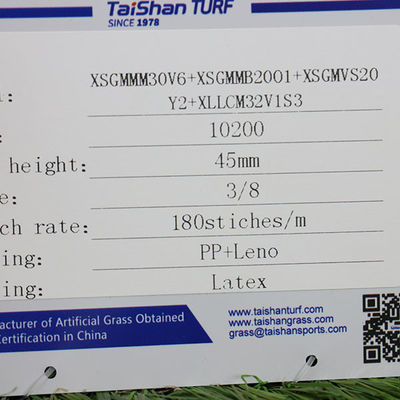 45mm Pile Height Non-directional Five Colors Artificial Turf for Backyards Gardens and Streets