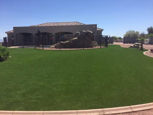 45mm Pile Height Artificial Grass with Realistic Appearance and Low Maintenance for Gardens