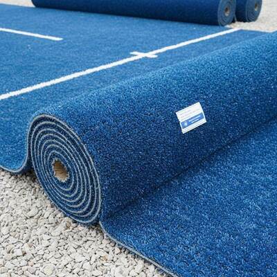 12 ملم كثافة عالية الأزرق العشب الاصطناعي العشب للسباقات الرياضية مع أداء ممتاز