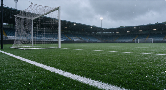 16500 Dtex PU Coating Football Artificial Turf with 50mm Pile Height for Daily Practices and International Competitions