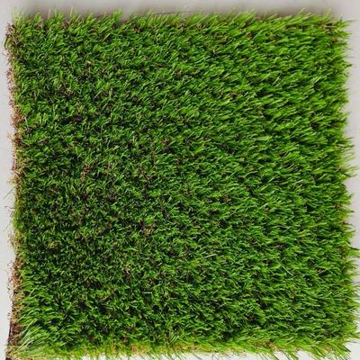 9600 Dtex 18900 كثافة مقاومة الأشعة فوق البنفسجية المناظر الطبيعية العشب الاصطناعي مع خليط من الخيوط المستقيمة والمنحنية